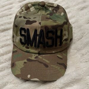 Camouflage SMASH Cap.  Like new